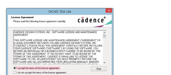 License Agreement 동의 화면